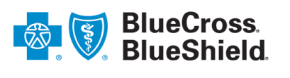 Blue Cross Blue Shield logo.